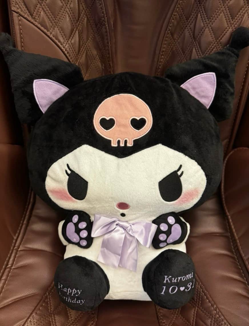 Sanrio 三麗鷗 Kuromi 酷洛米 Happy Birthday 10-31 生日紀念大玩偶