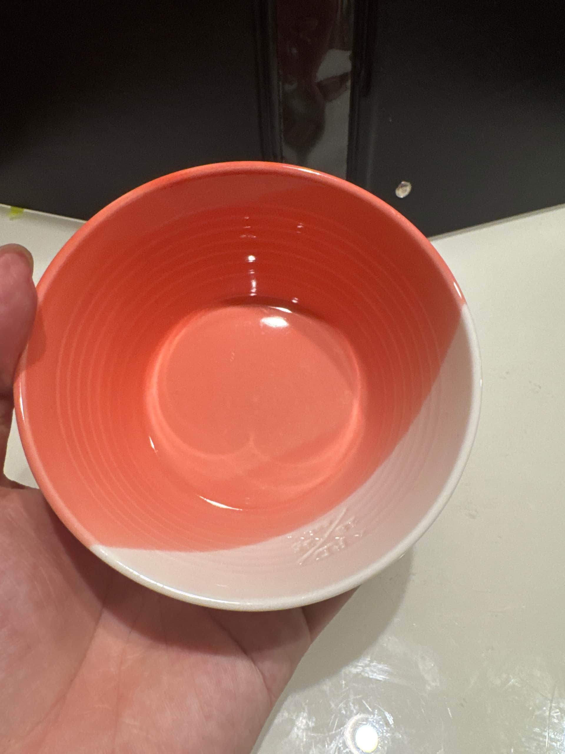 Royal Doulton 1815 珊瑚橘色陶瓷碗 單件
