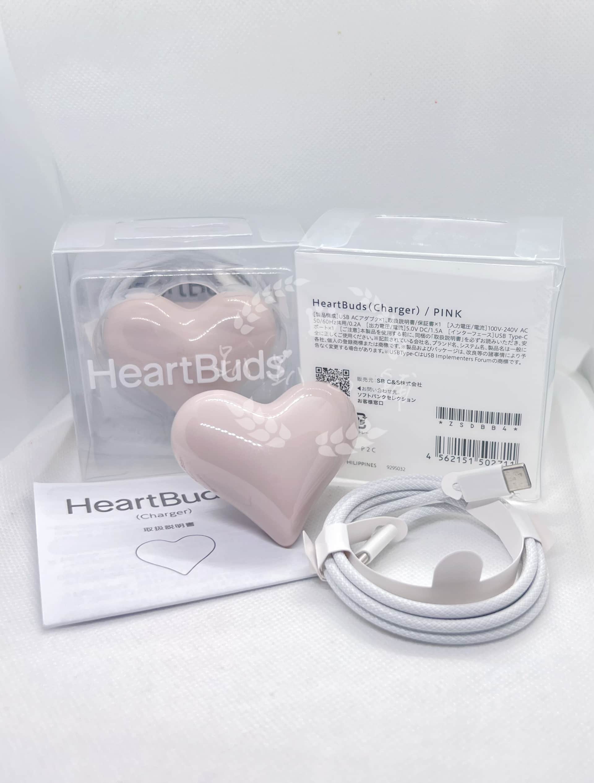 SoftBank SELECTION HeartBuds 心型充電器 (粉色)