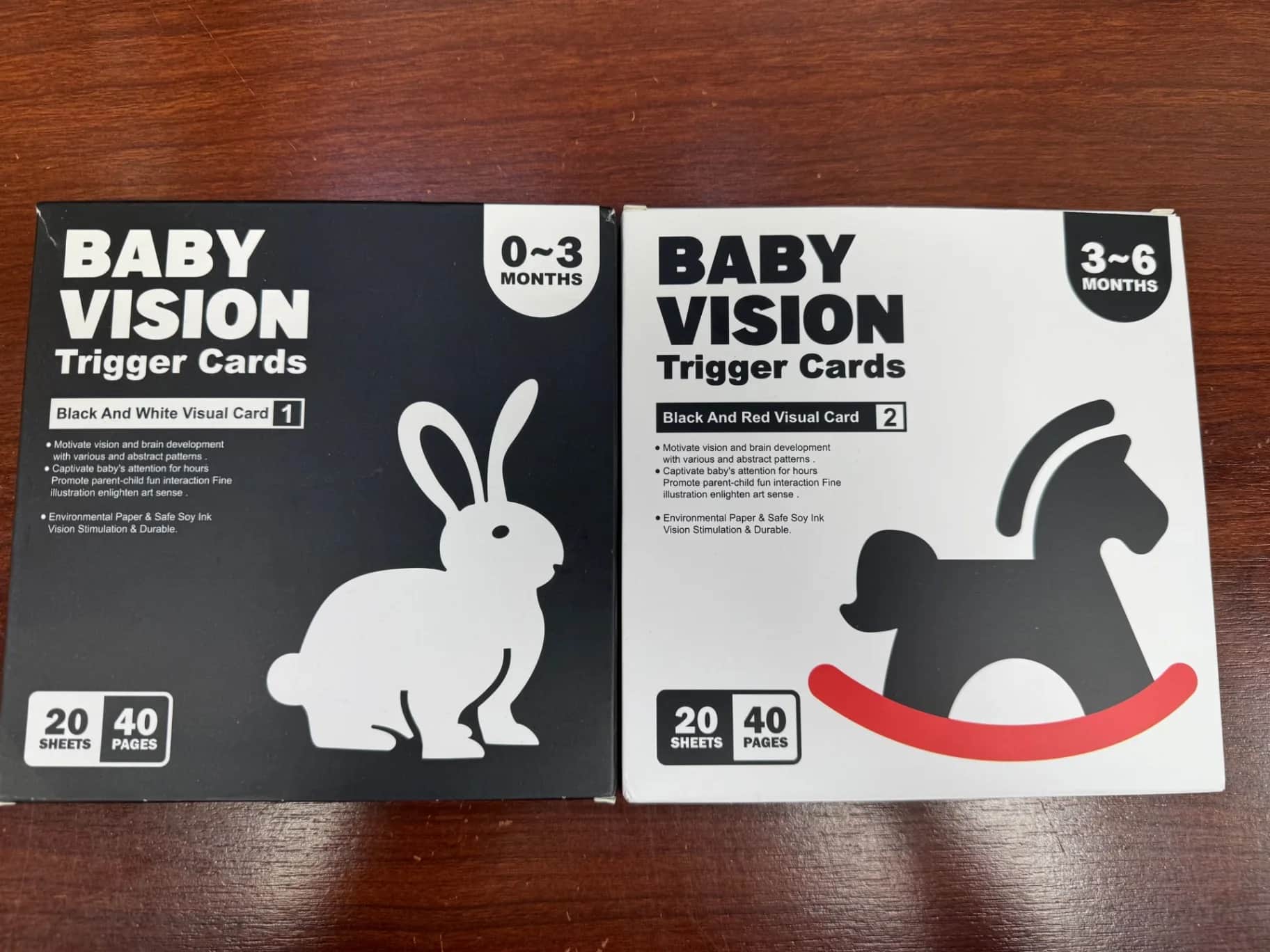 Baby Vision Trigger Cards 嬰兒視覺啟發卡 2盒組