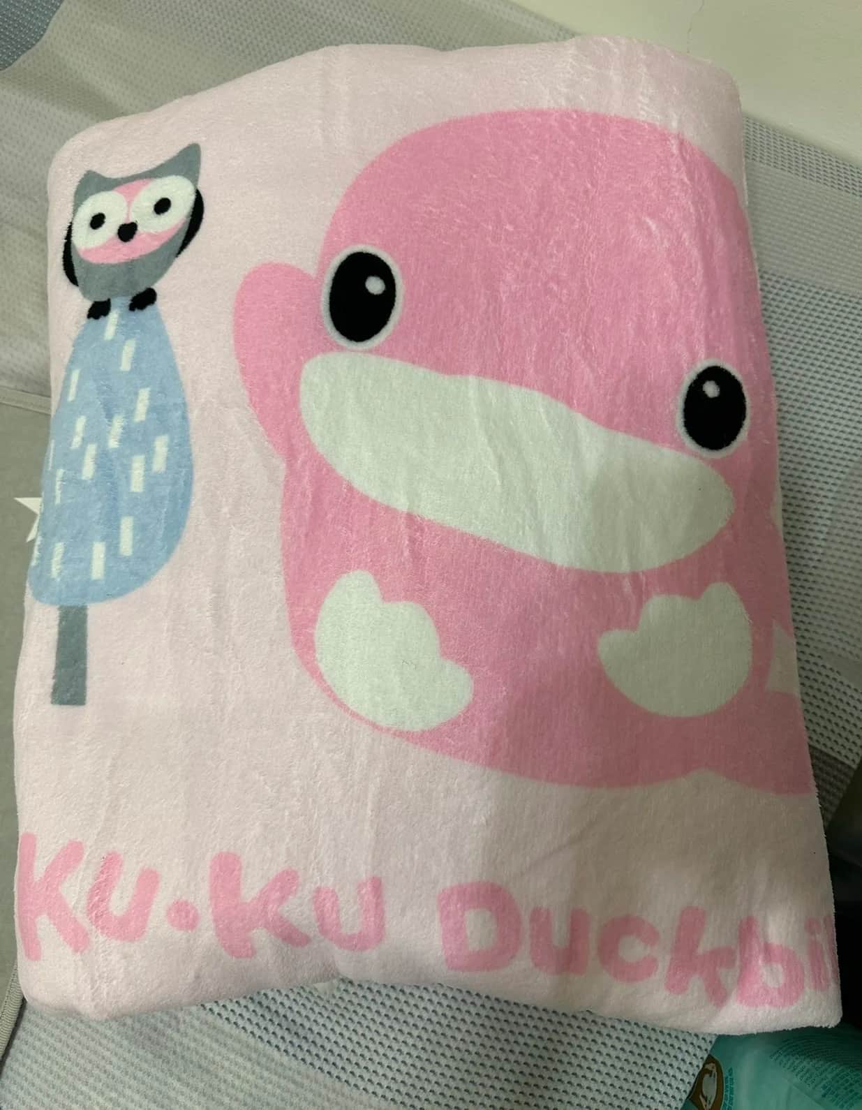 Kuku鴨毛毯 贈全新土撥鼠固齒器 套組