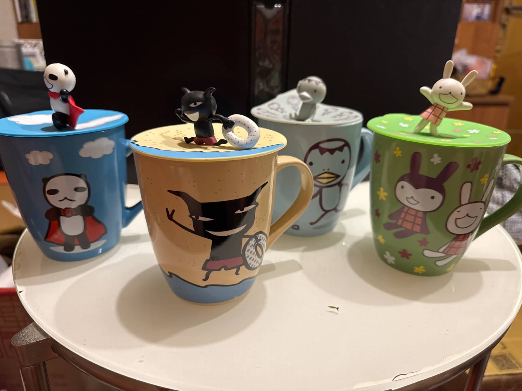 全家便利商店 公仔造型馬克杯 4入組