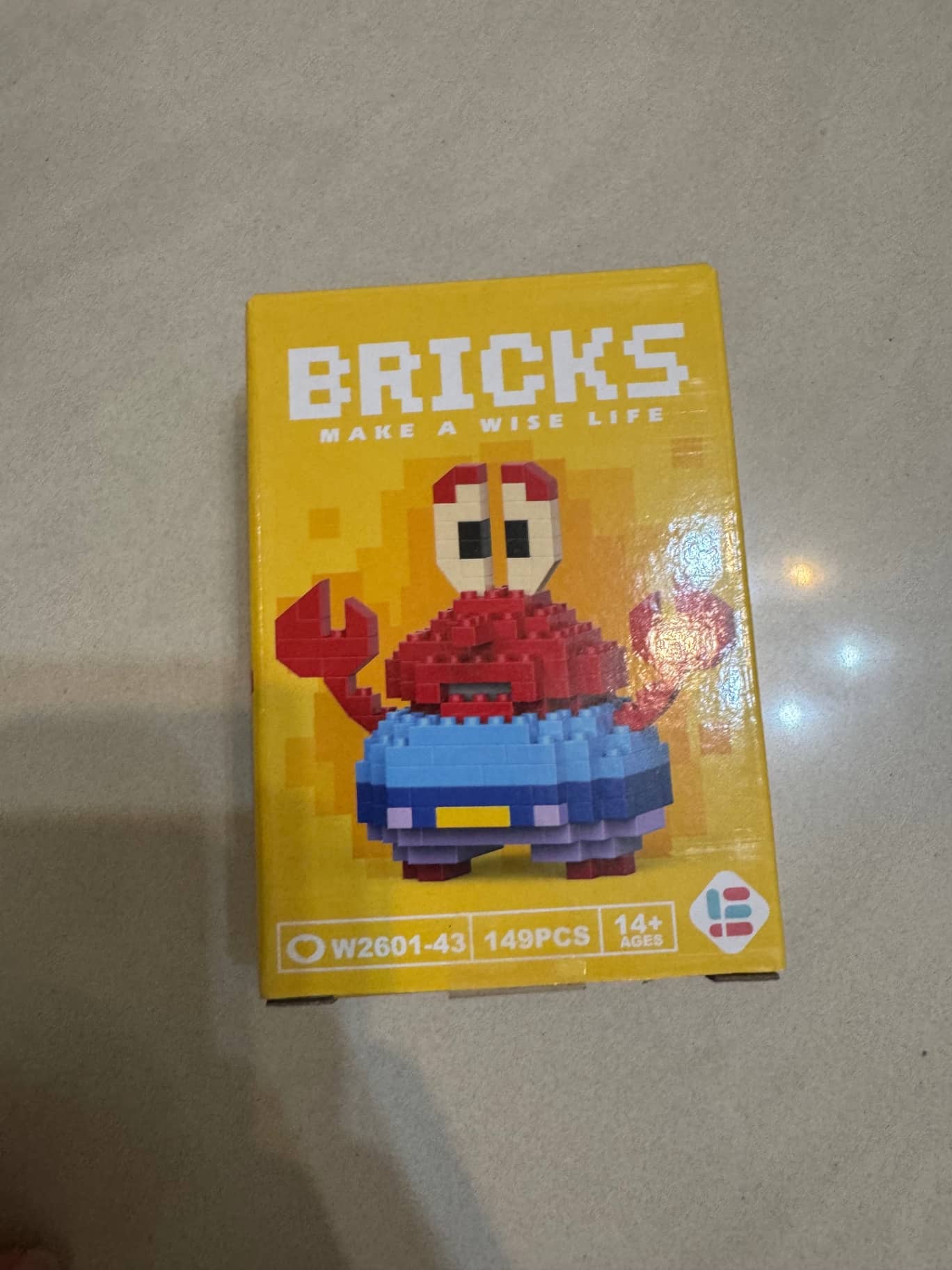 BRICKS 海綿寶寶蟹老闆積木 W2601-43 1組