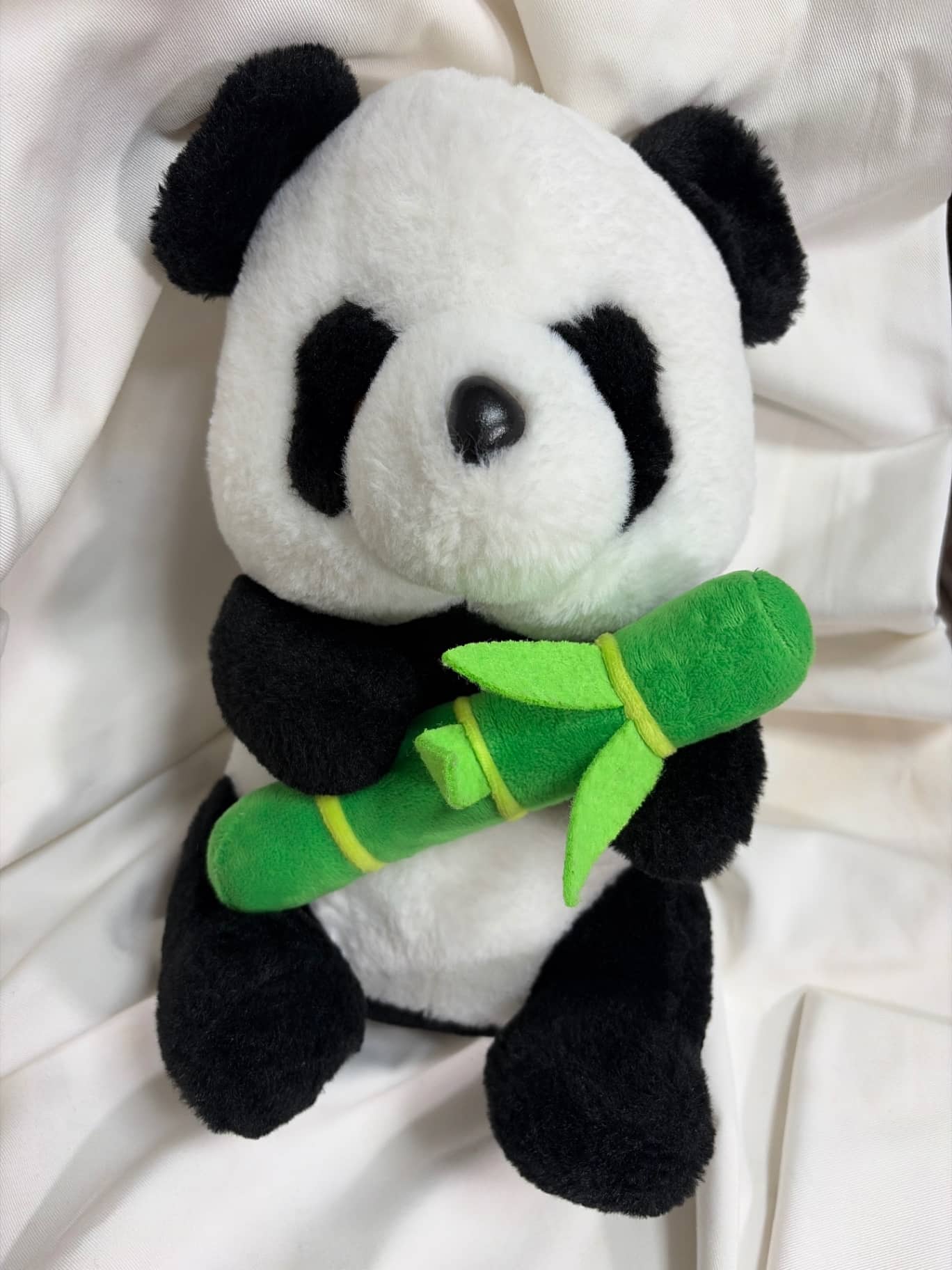 可愛熊貓抱竹玩偶 1組