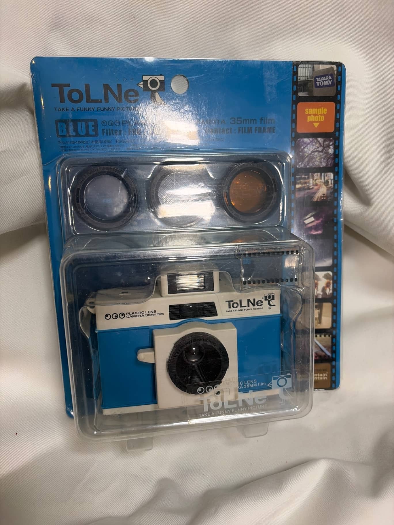 TolNe 玩具底片相機 (藍色)