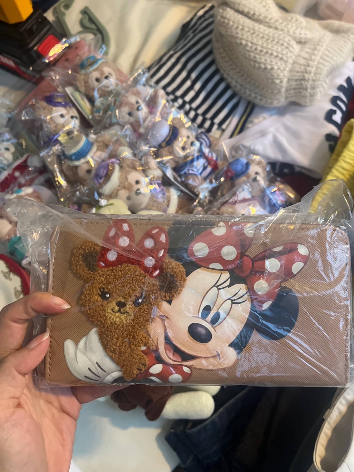 Disney 迪士尼 米妮與 Duffy 聯名款長夾 1個