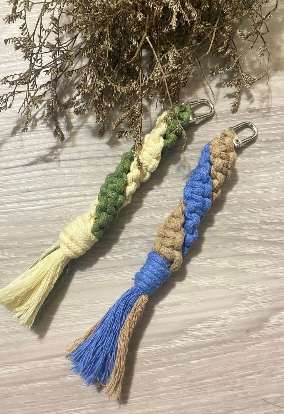 手工編織棉繩鑰匙圈