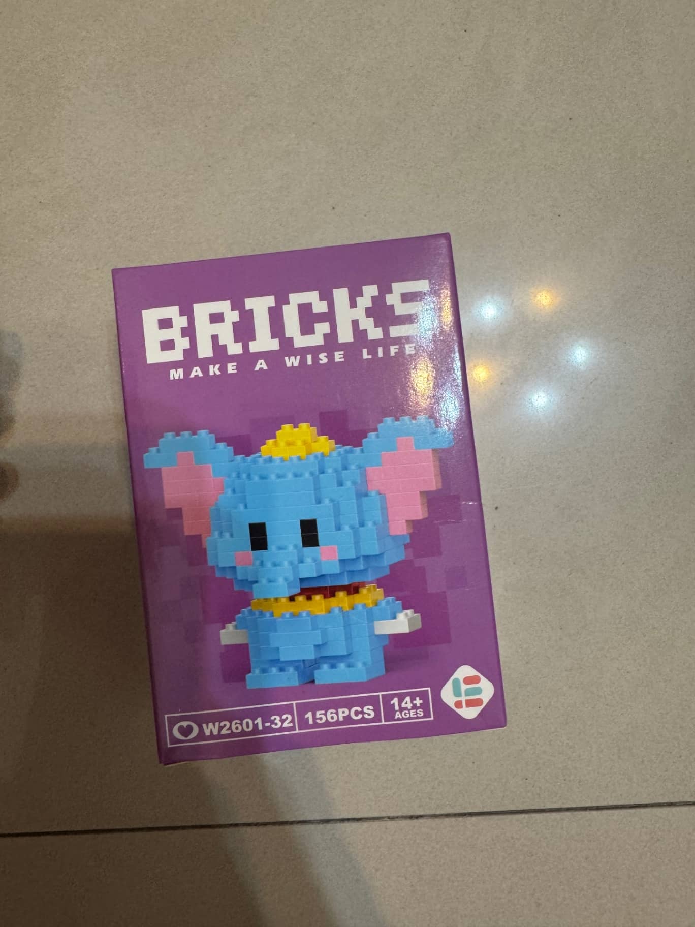 BRICKS 微型積木 W2601-32 小飛象 1組