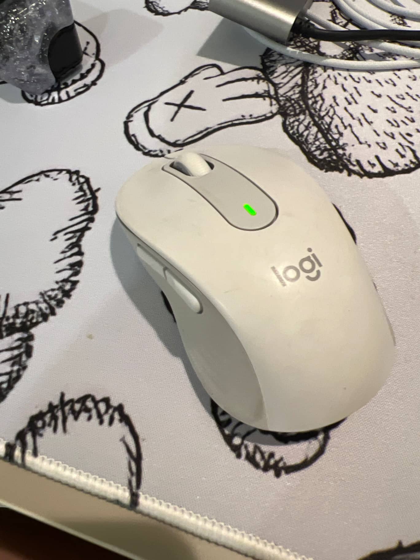 Logitech 羅技 Signature M650 無線滑鼠 白色 單組