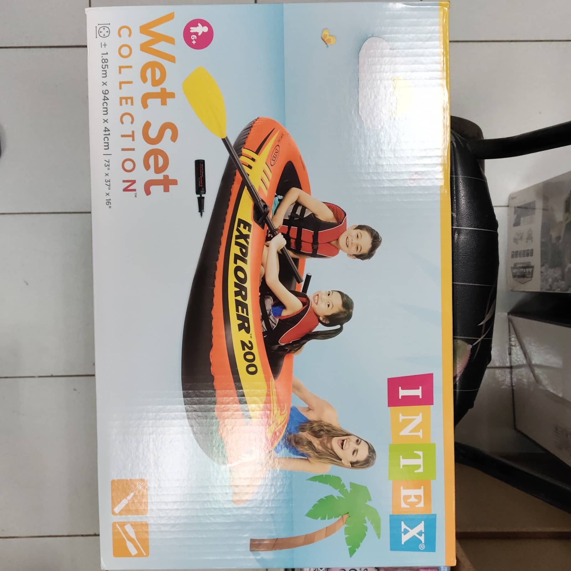 INTEX Explorer 200 充氣船套組 1組
