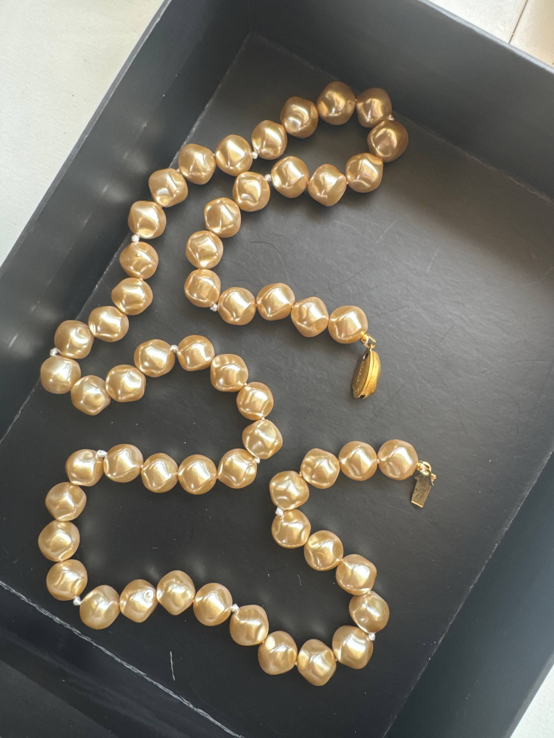 Chanel Vintage 仿珍珠長項鍊 1條