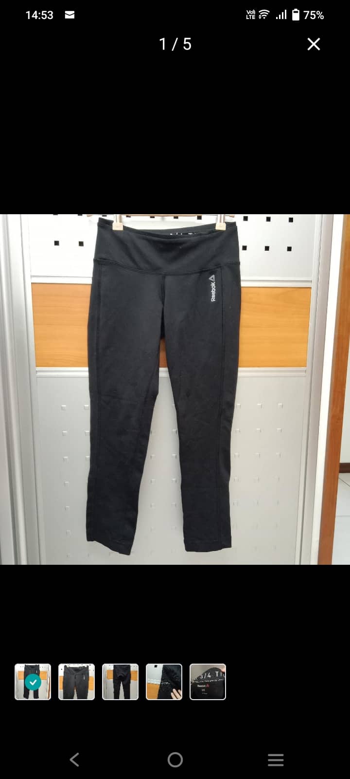 Reebok Speedwick 七分運動緊身褲 XS