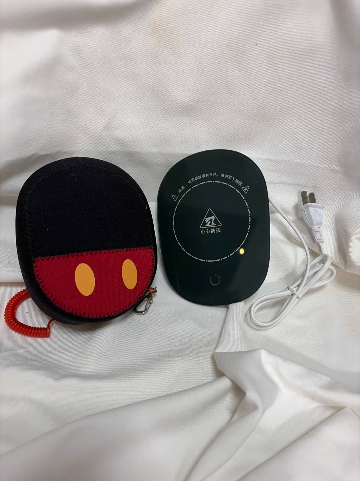 迪士尼米奇造型插電恆溫暖杯墊 1組