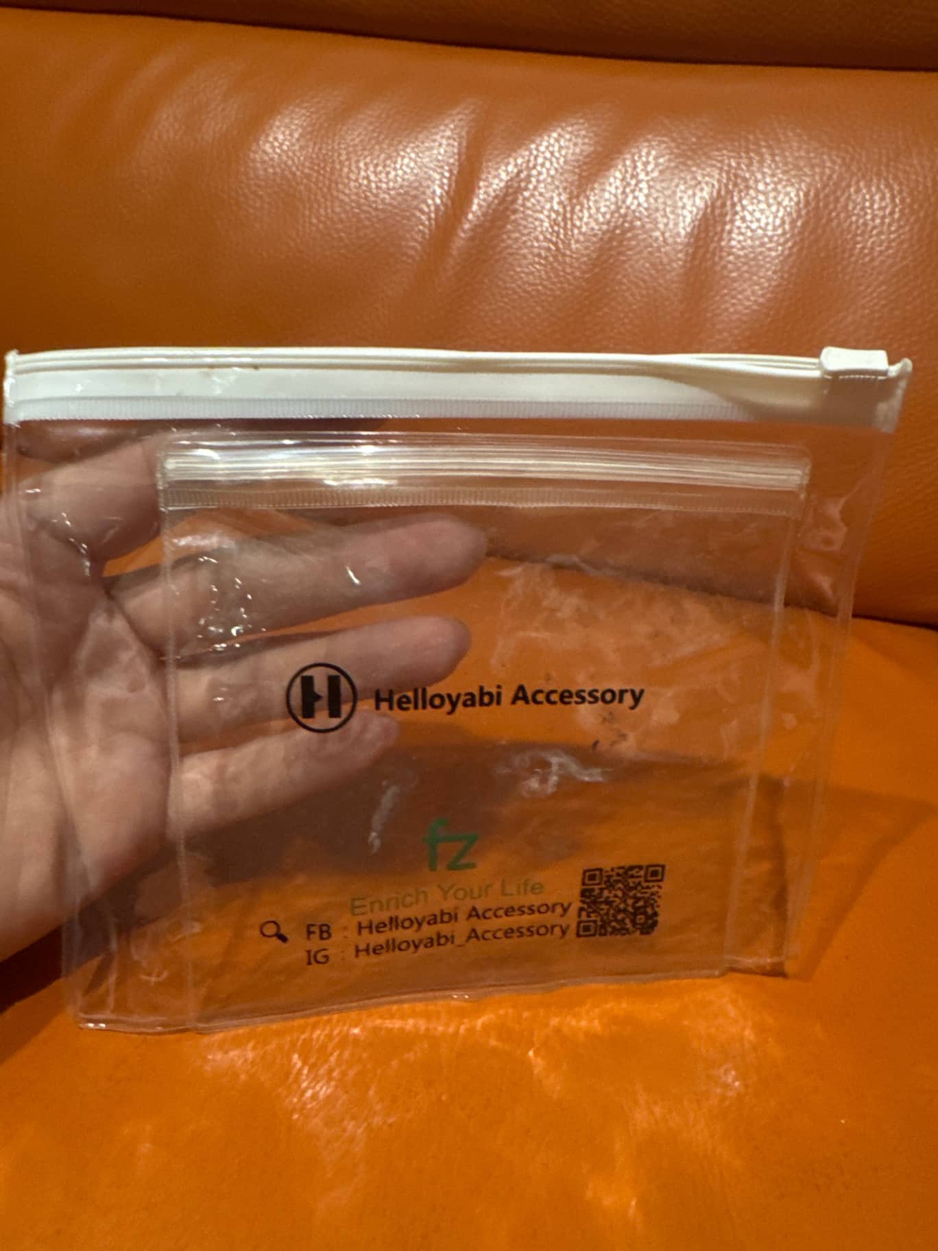 Helloyabi Accessory 透明收納袋 1個