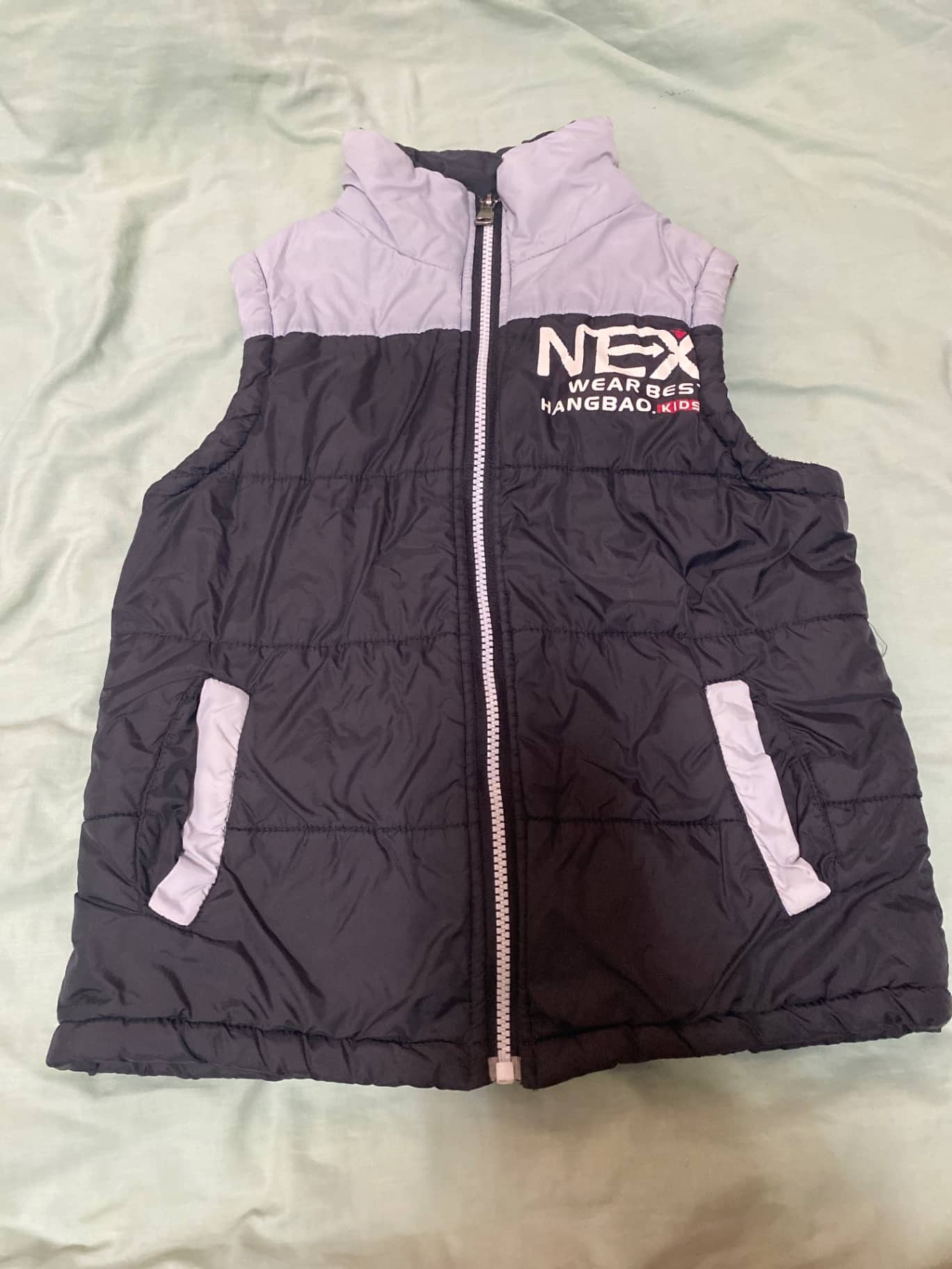 NEX KIDS 兒童拼接保暖背心 1件