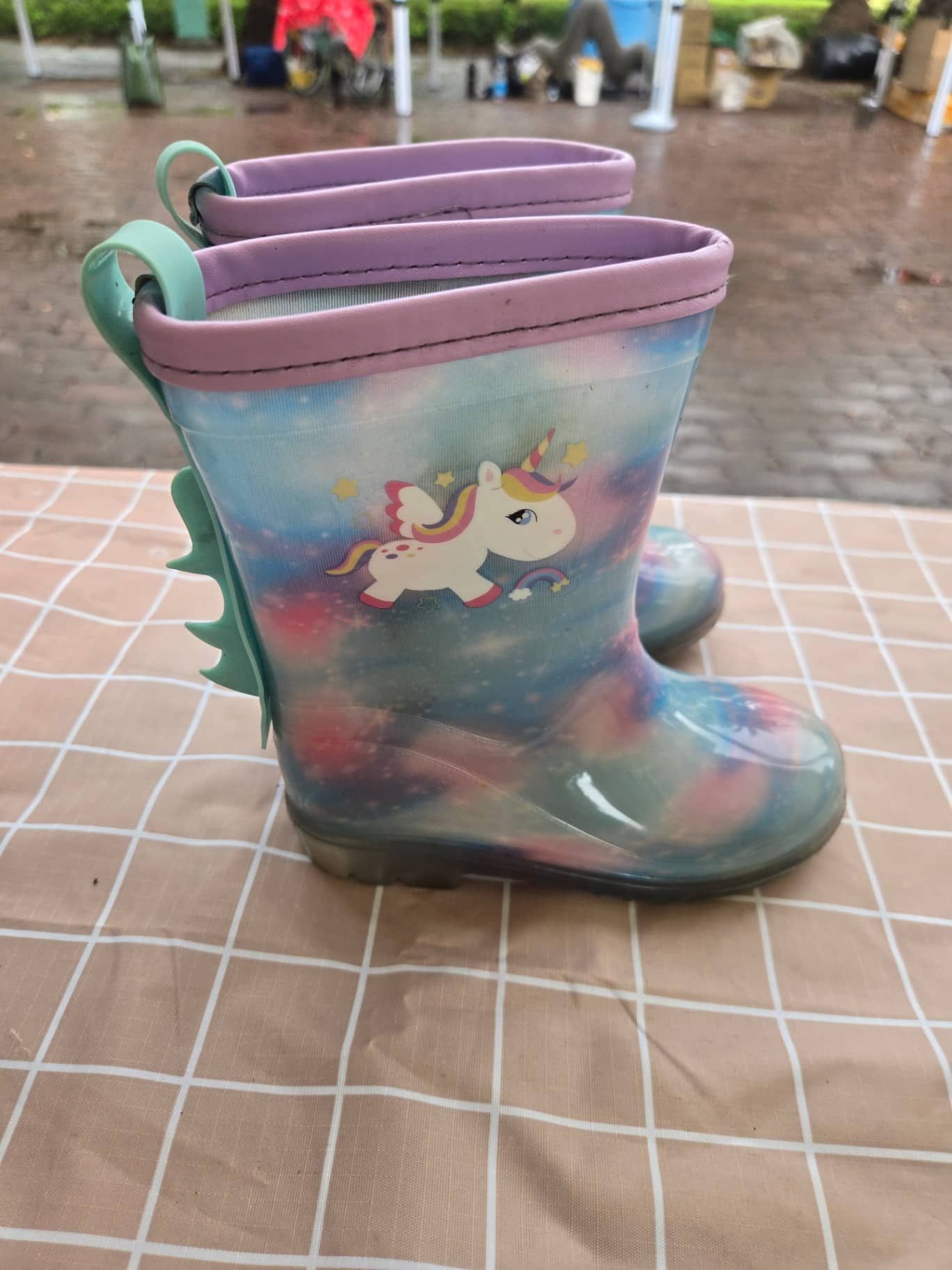 兒童獨角獸造型防滑雨靴 16cm
