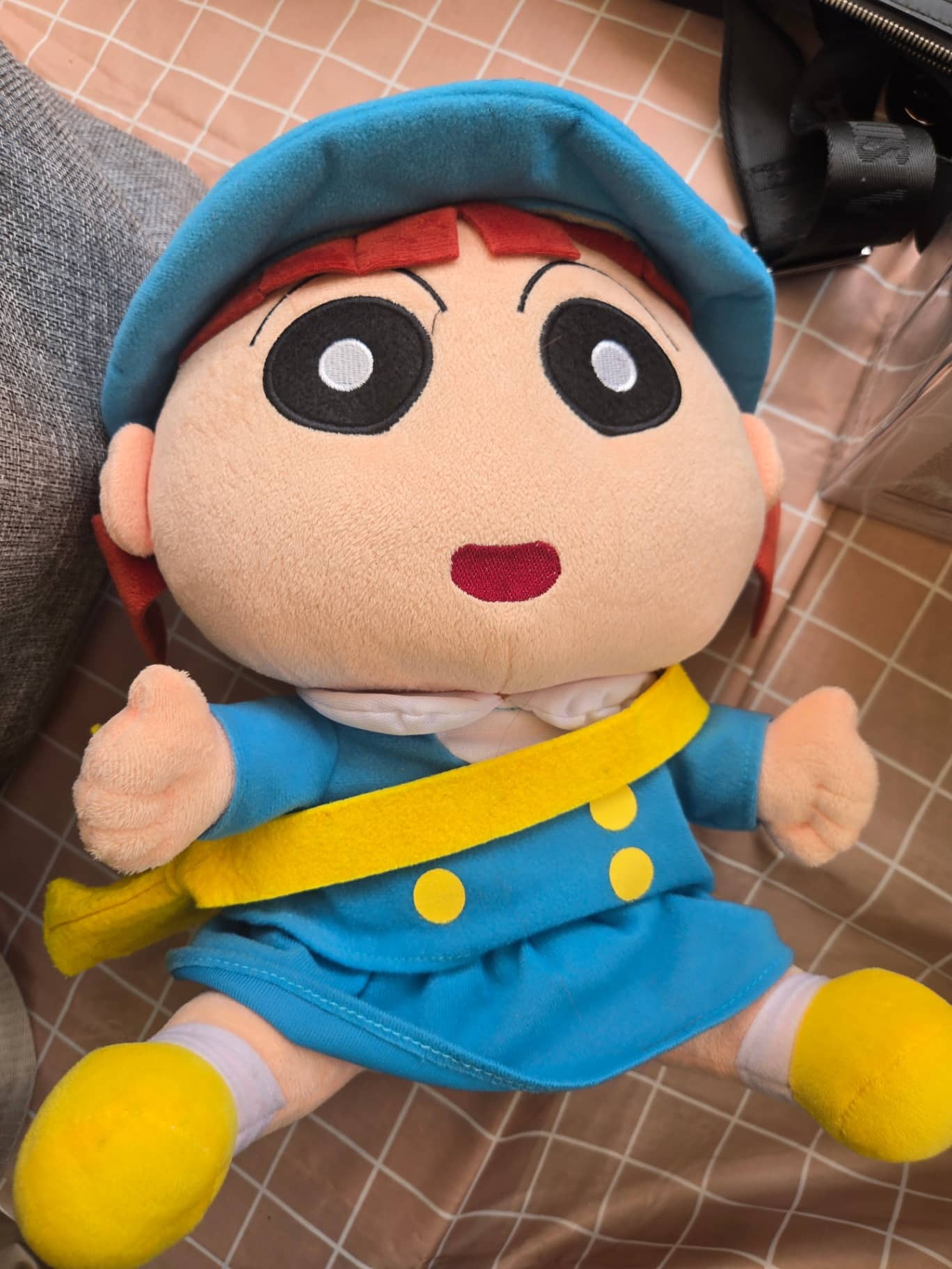 蠟筆小新 妮妮 幼稚園制服版 絨毛玩偶 1件