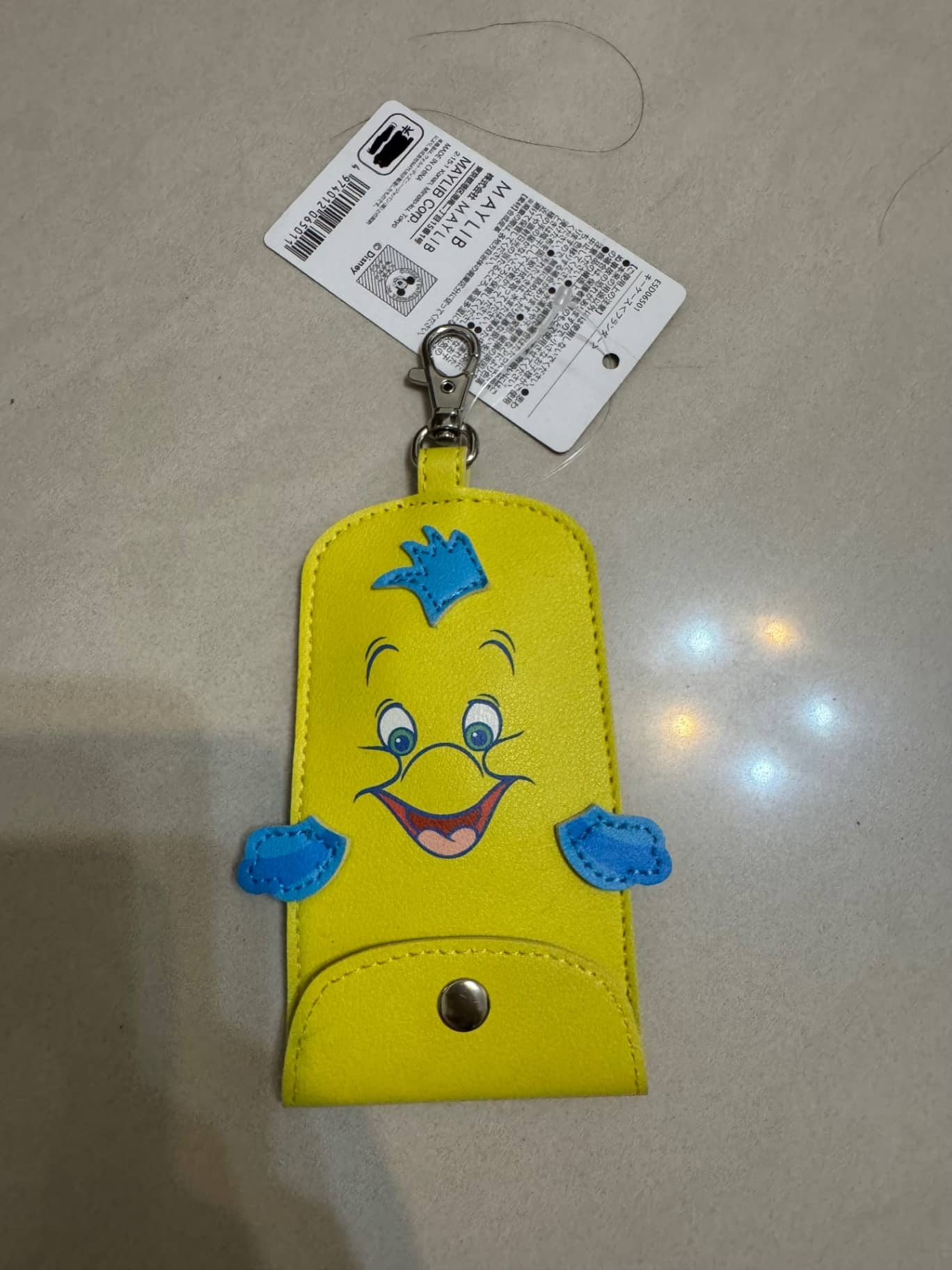 Disney 迪士尼 小美人魚 比目魚 Flounder 鑰匙包 1個