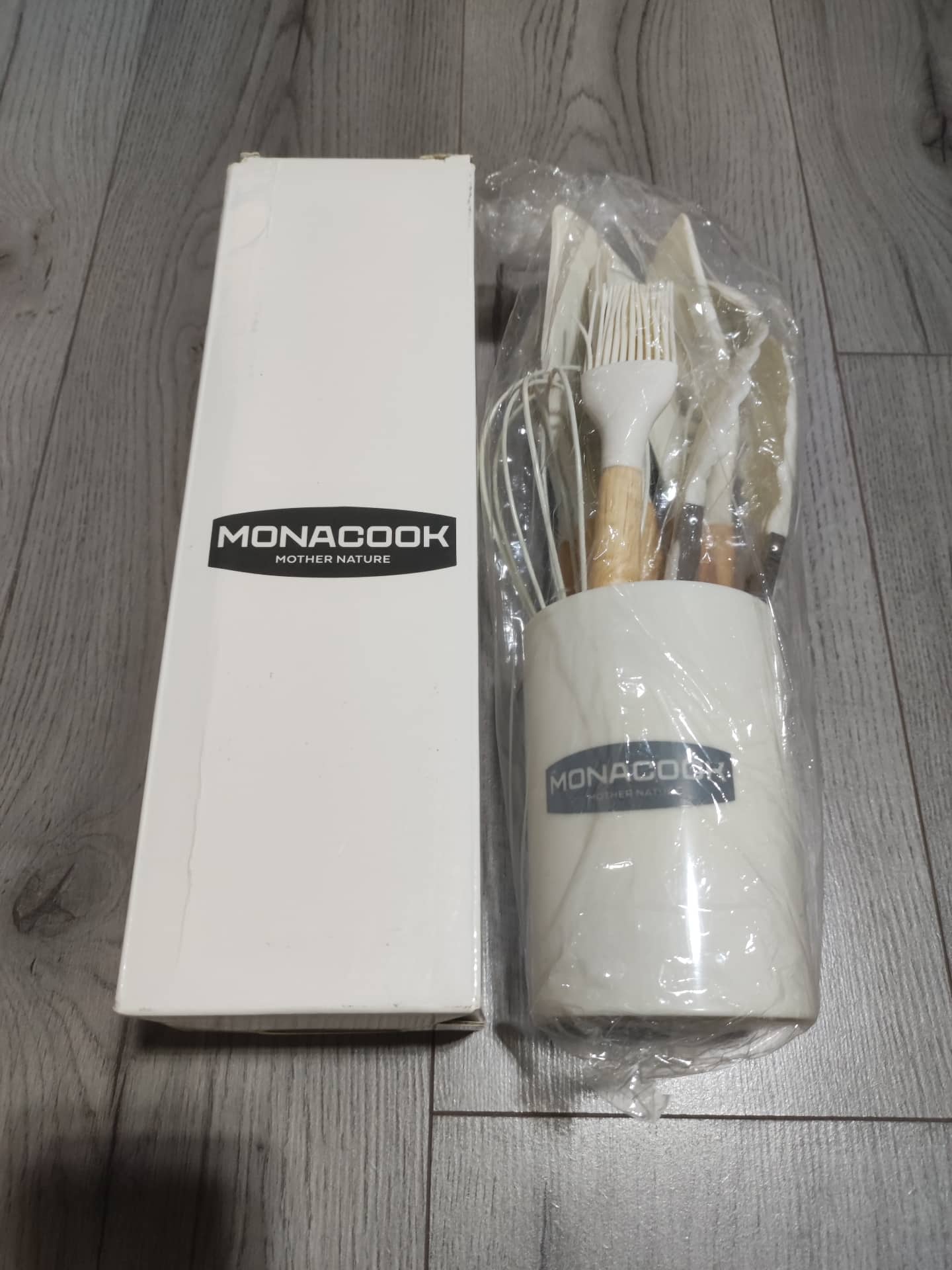 MONACOOK 矽膠廚具套組（含收納筒）