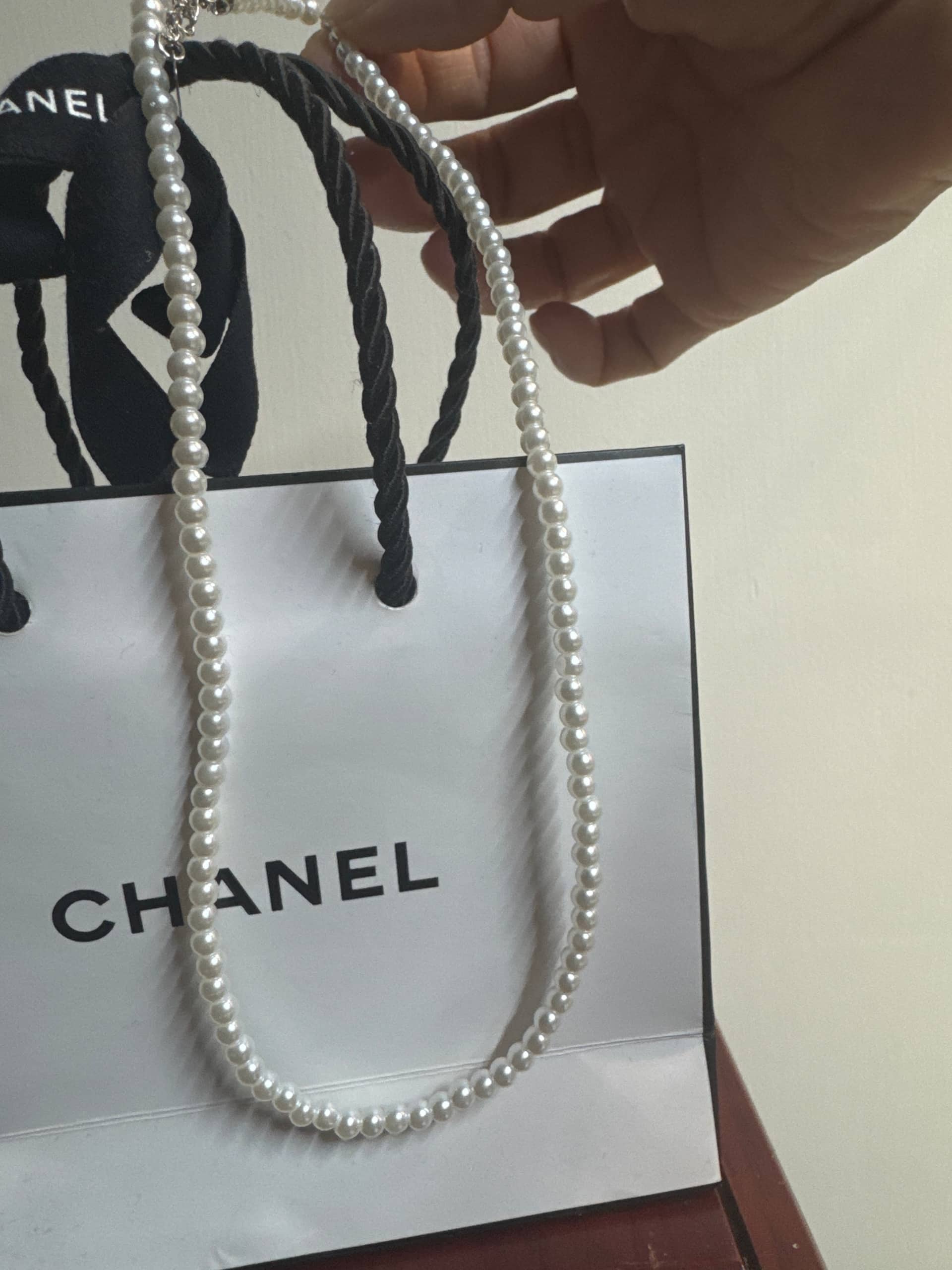 CHANEL 香奈兒 經典珍珠長項鍊