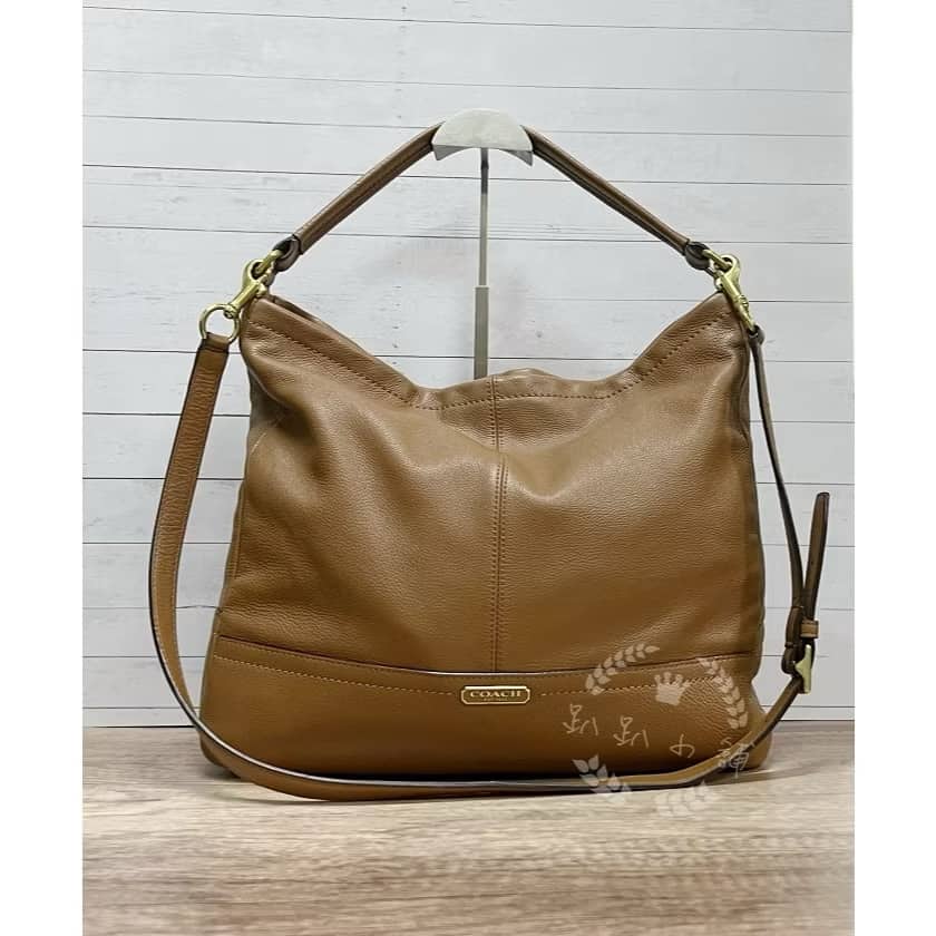 COACH Park Leather Hobo 2Way兩用單肩手提包