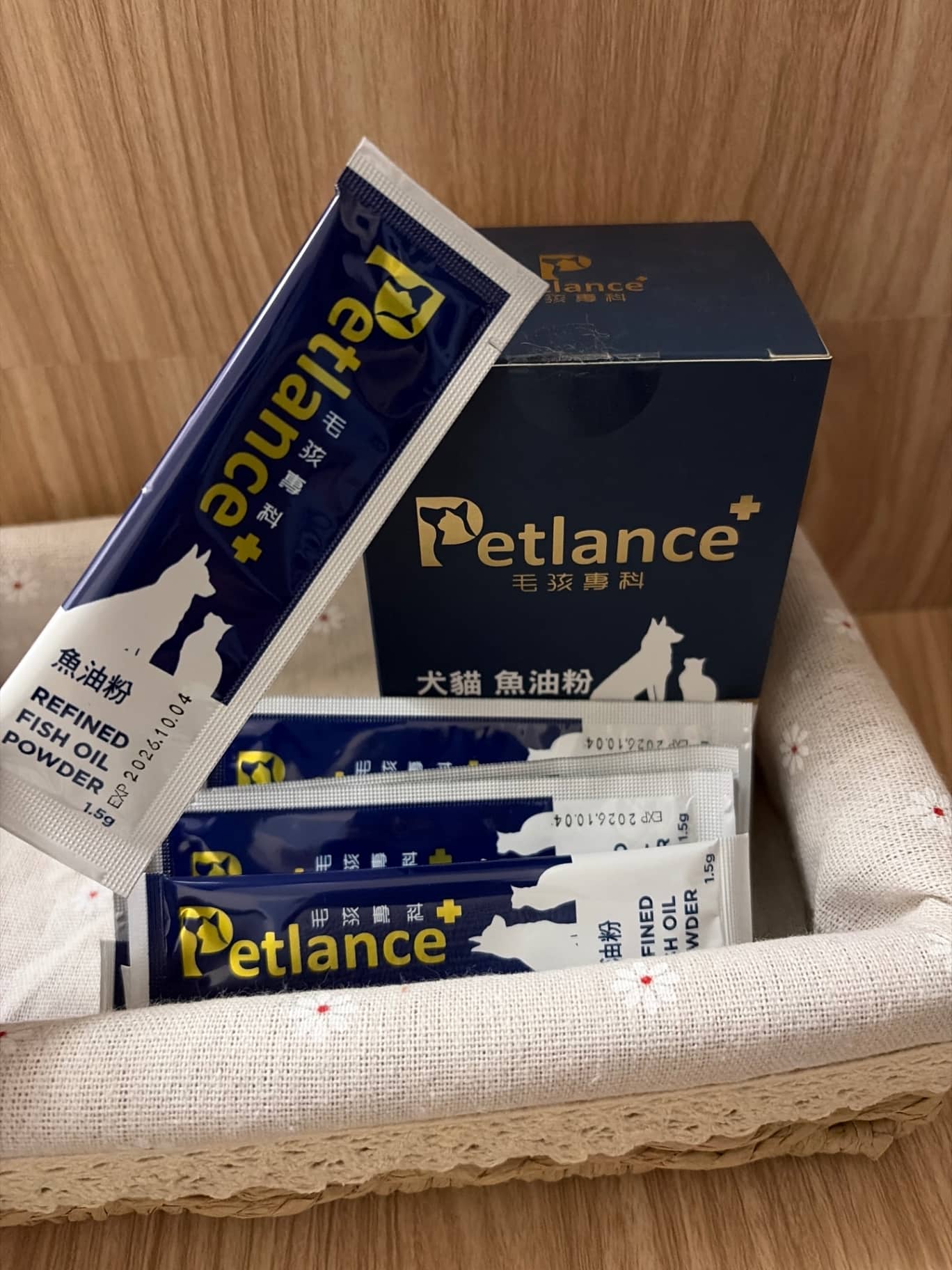 Petlance 毛孩專科 犬貓魚油粉 1.5g