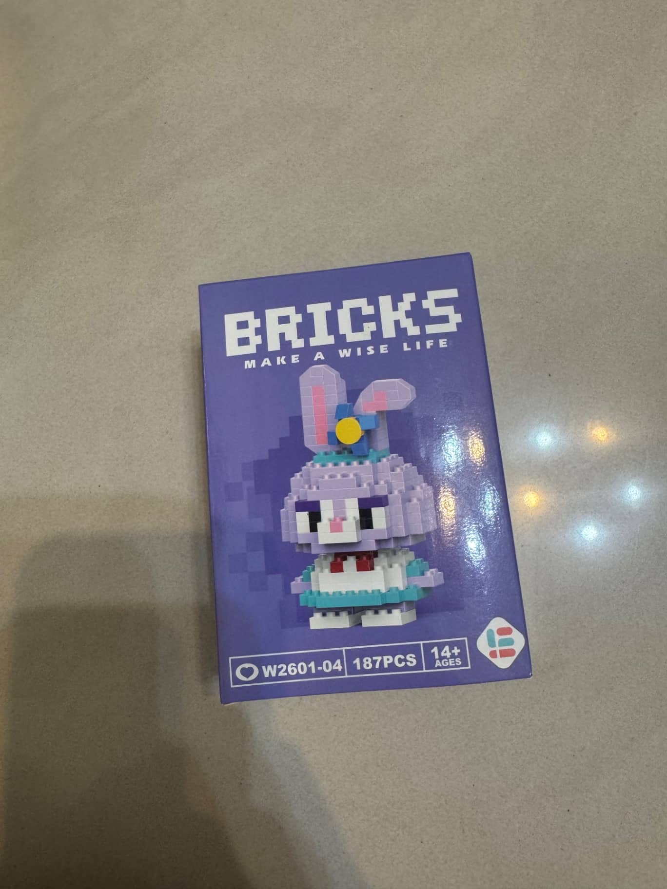BRICKS 迷你積木 W2601-04 兔子造型 1組