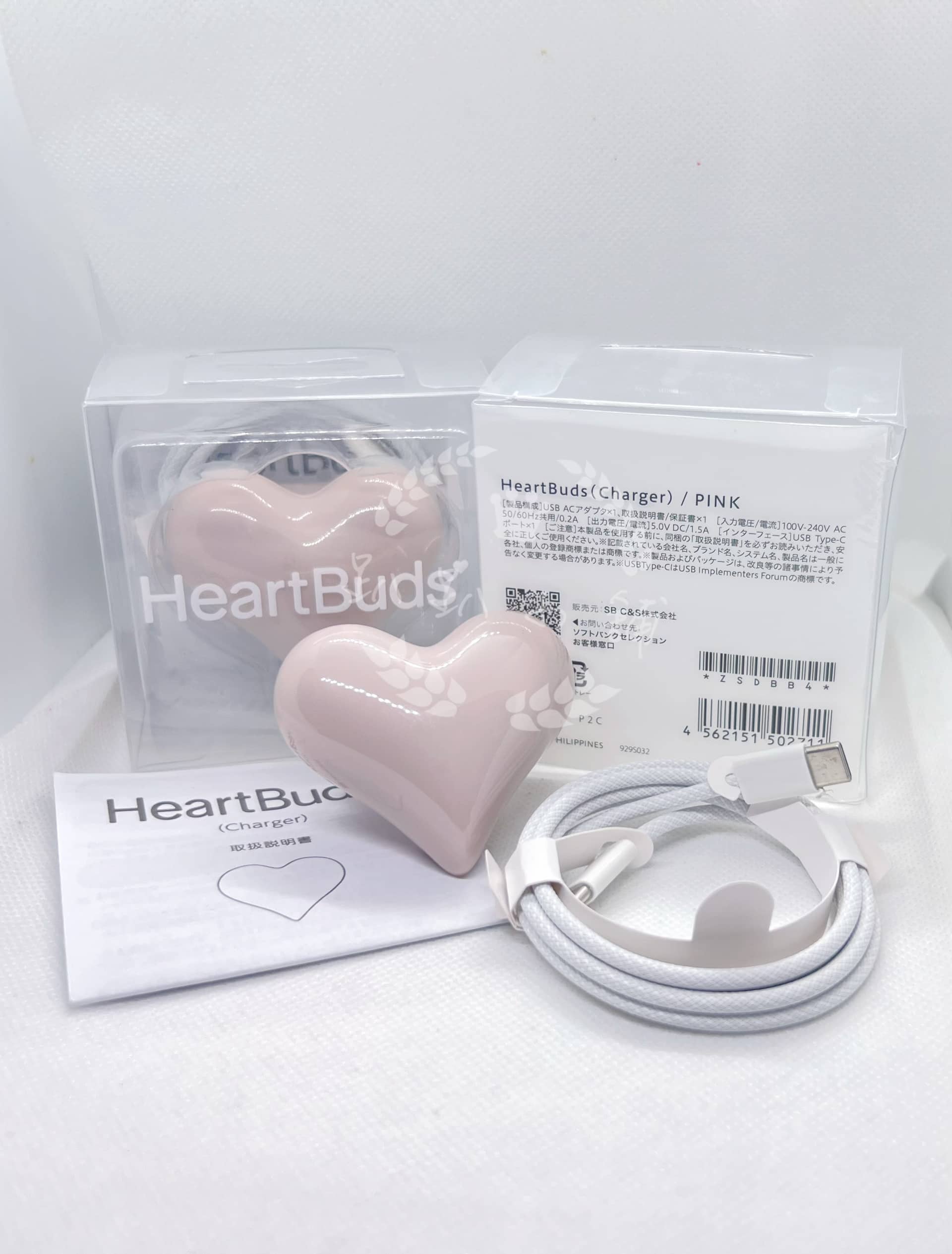 SoftBank SELECTION HeartBuds 心型充電器 (粉色)