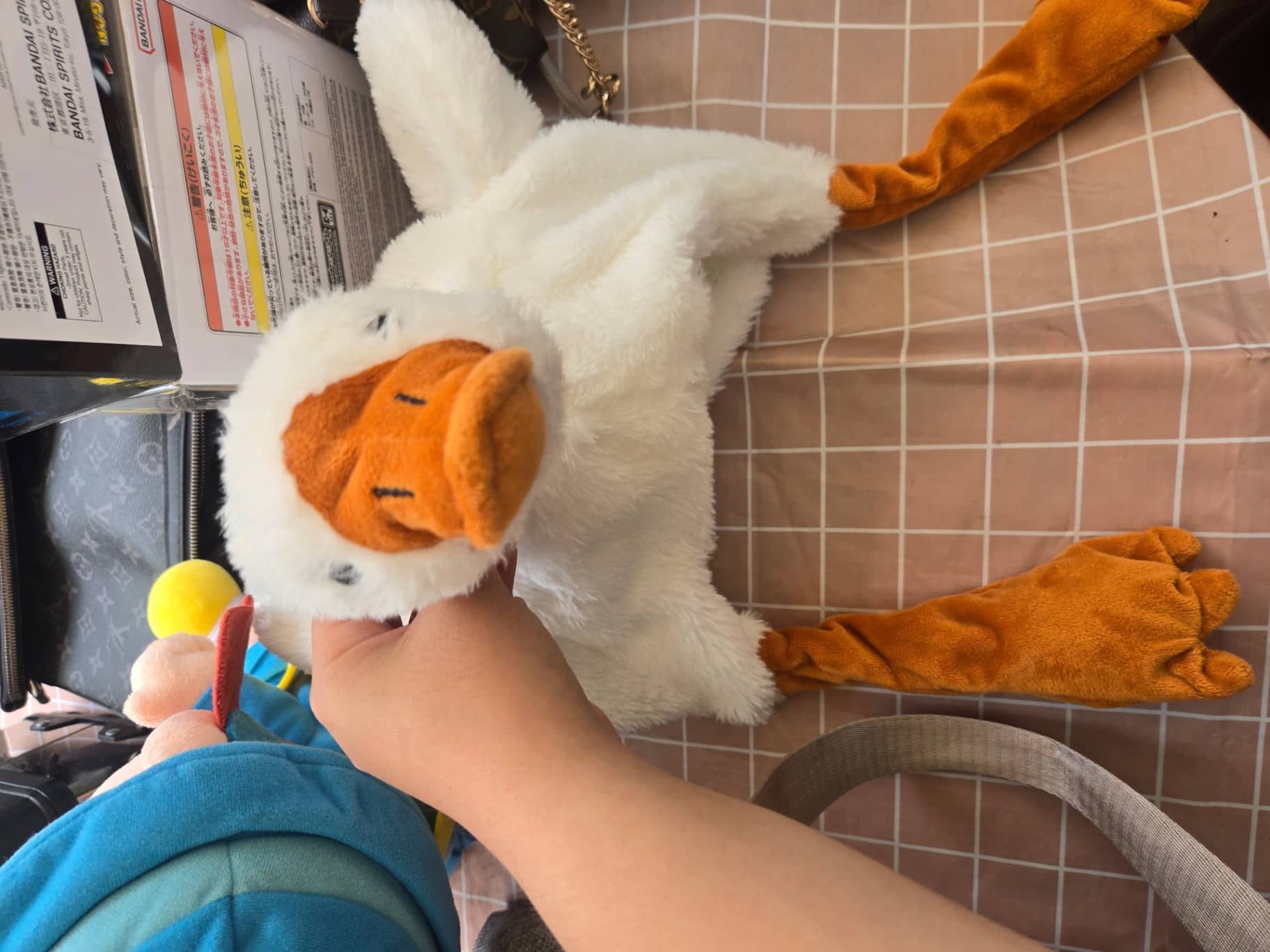 Jellycat 經典款 害羞鴨子絨毛玩偶頭套 1隻