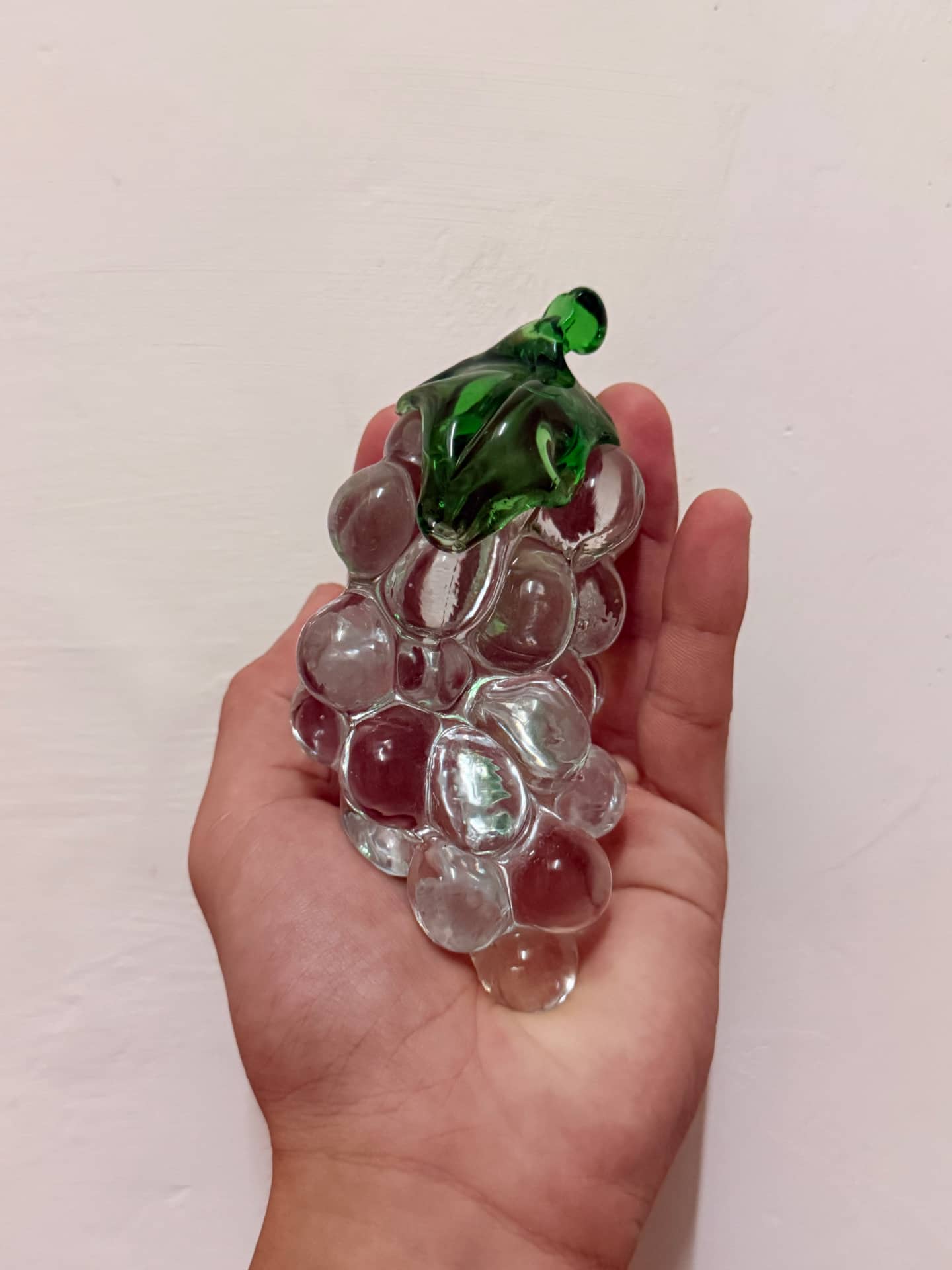 手工玻璃葡萄擺飾 單件