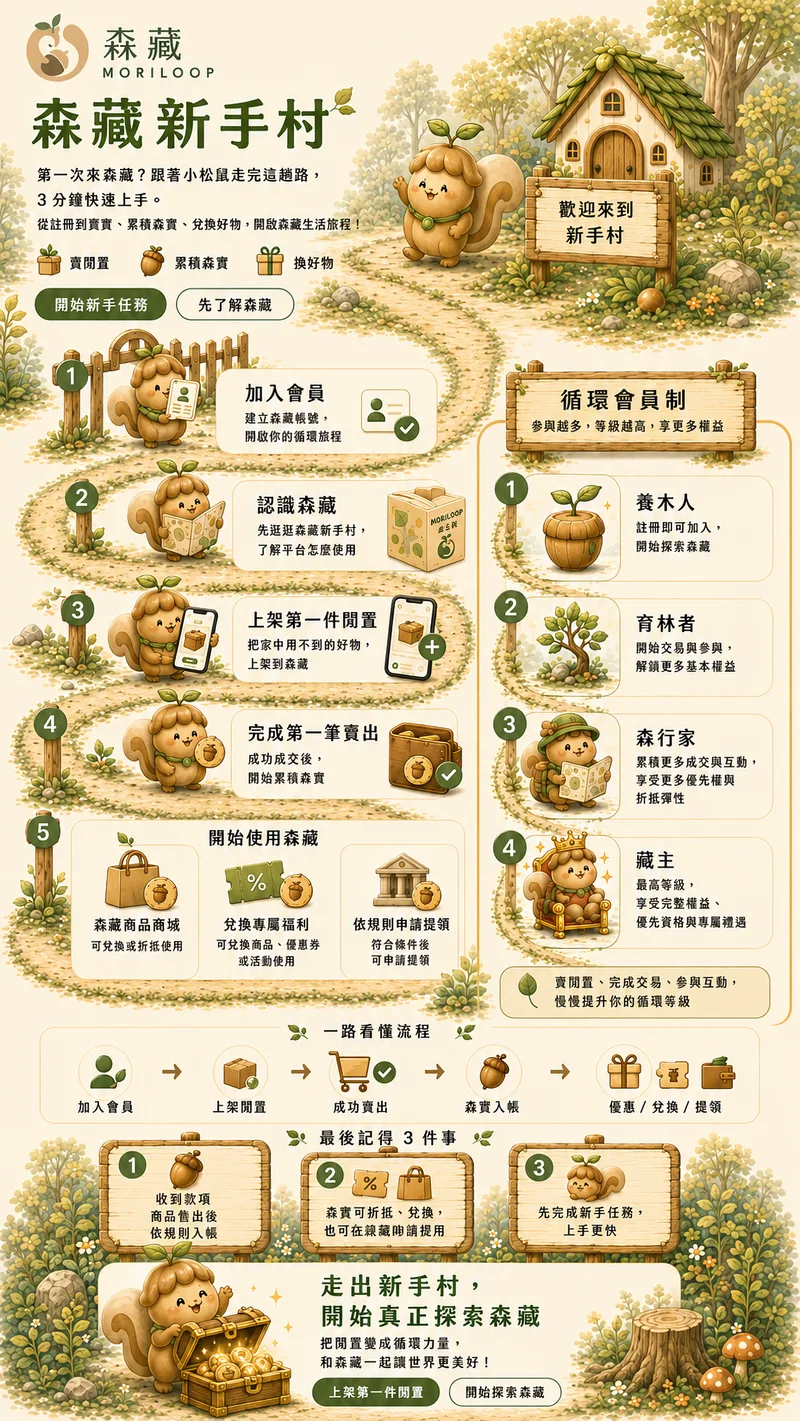 森藏新手村任務路線
